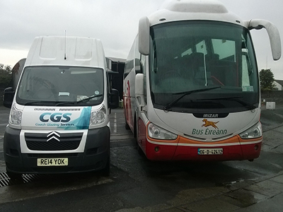 coach and bus windscreen fitting